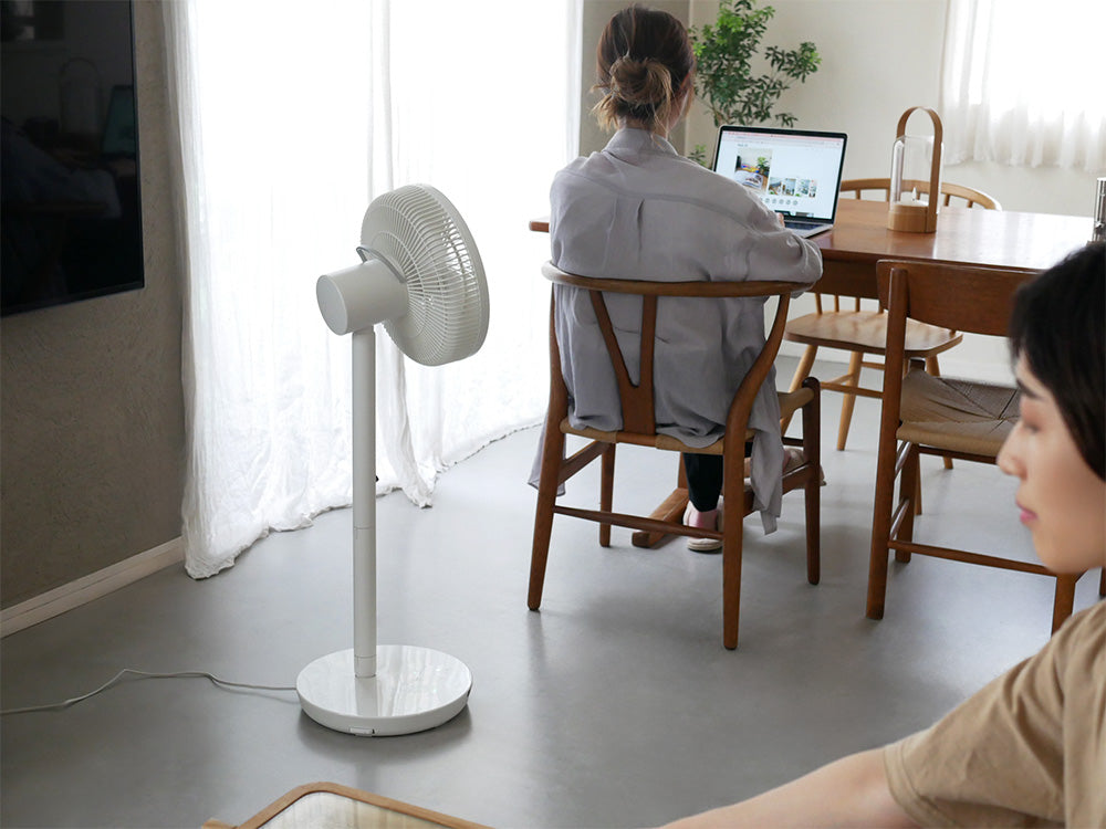 <siroca/シロカ>人認識センサー付き DC扇風機 めくばりファン