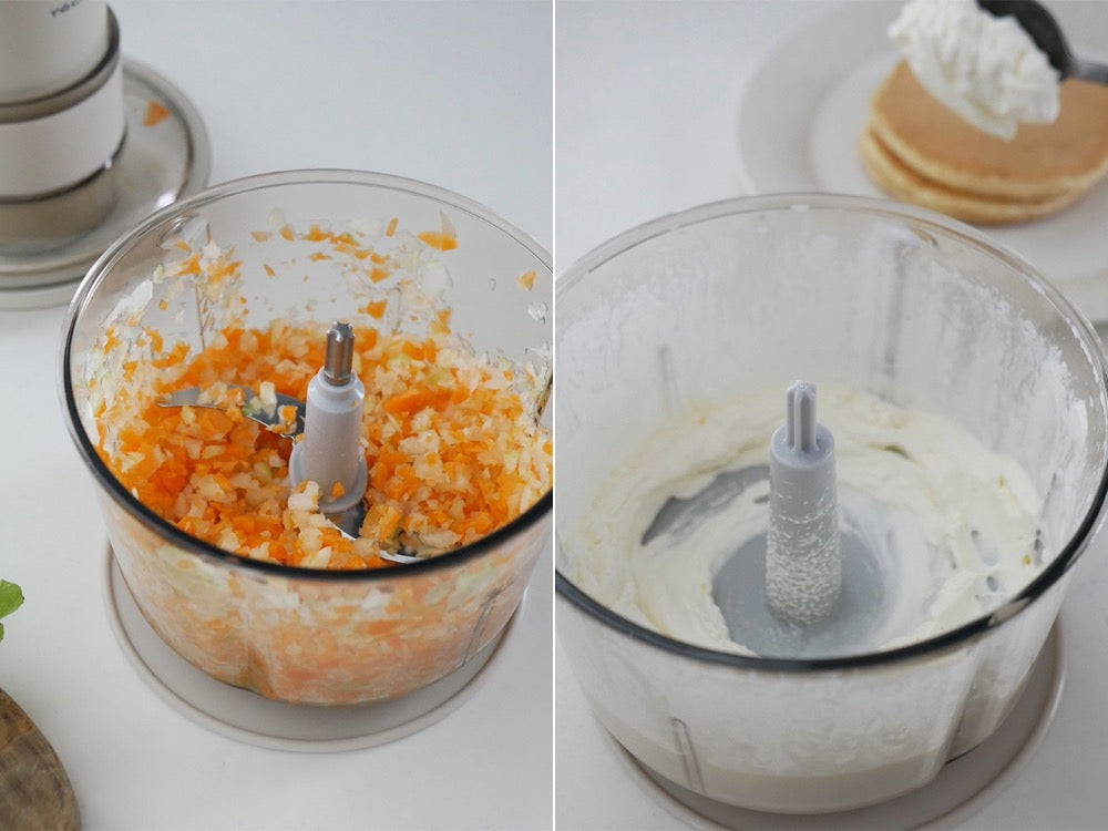 <recolte/レコルト>フードプロセッサーコンボ クリーム ホワイト