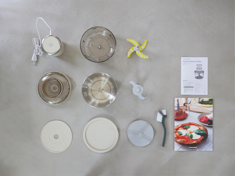 <recolte/レコルト>フードプロセッサーコンボ クリーム ホワイト