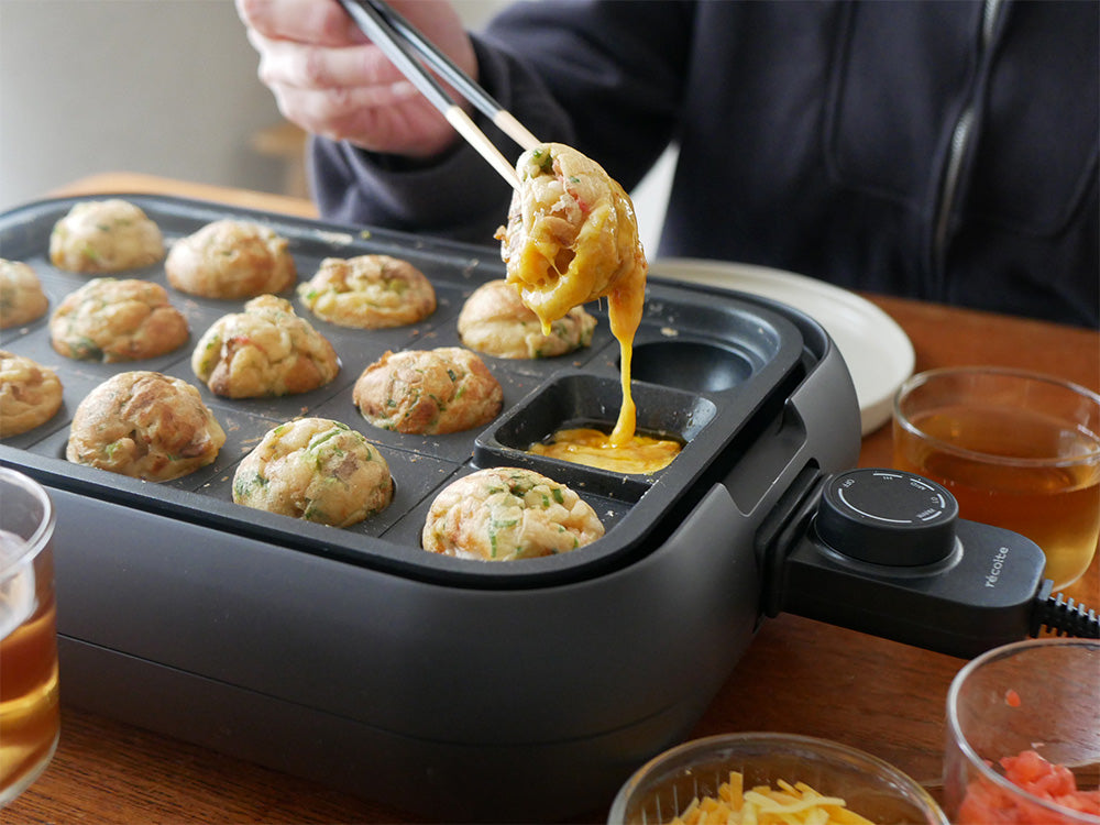 <recolte>丸洗いできるコンパクトなホットプレート