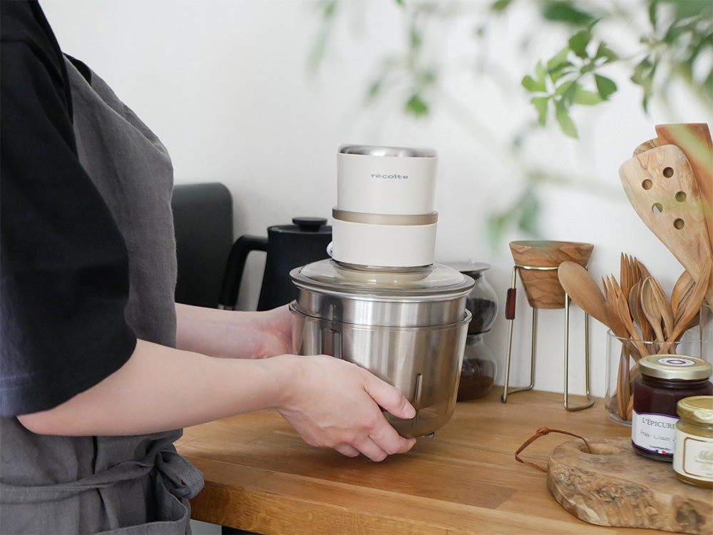 <recolte/レコルト>フードプロセッサーコンボ クリーム ホワイト