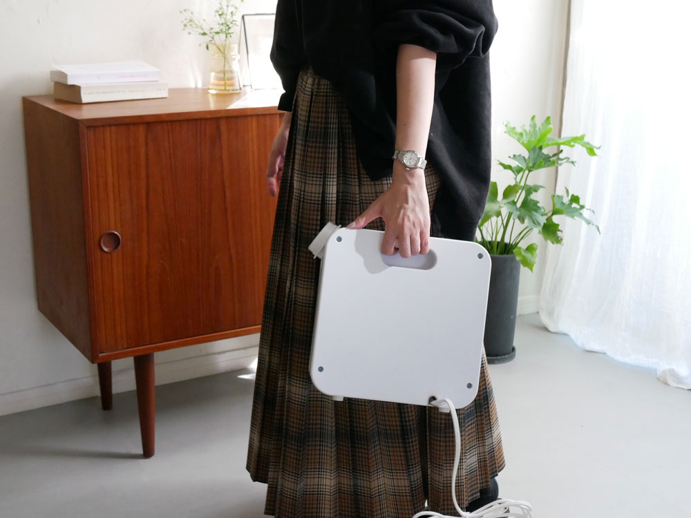 <THREEUP/スリーアップ>2in1ふとん乾燥機&セラミックヒーター ドライヒート スクエア