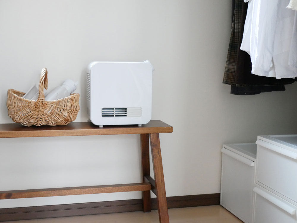 <THREEUP/スリーアップ>2in1ふとん乾燥機&セラミックヒーター ドライヒート スクエア