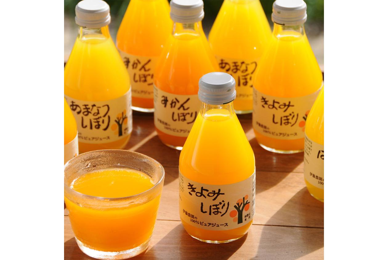 和歌山 伊藤農園 5種の柑橘ジュース セット (温州みかん・きよみ・はっさく・あまなつ・不知火)