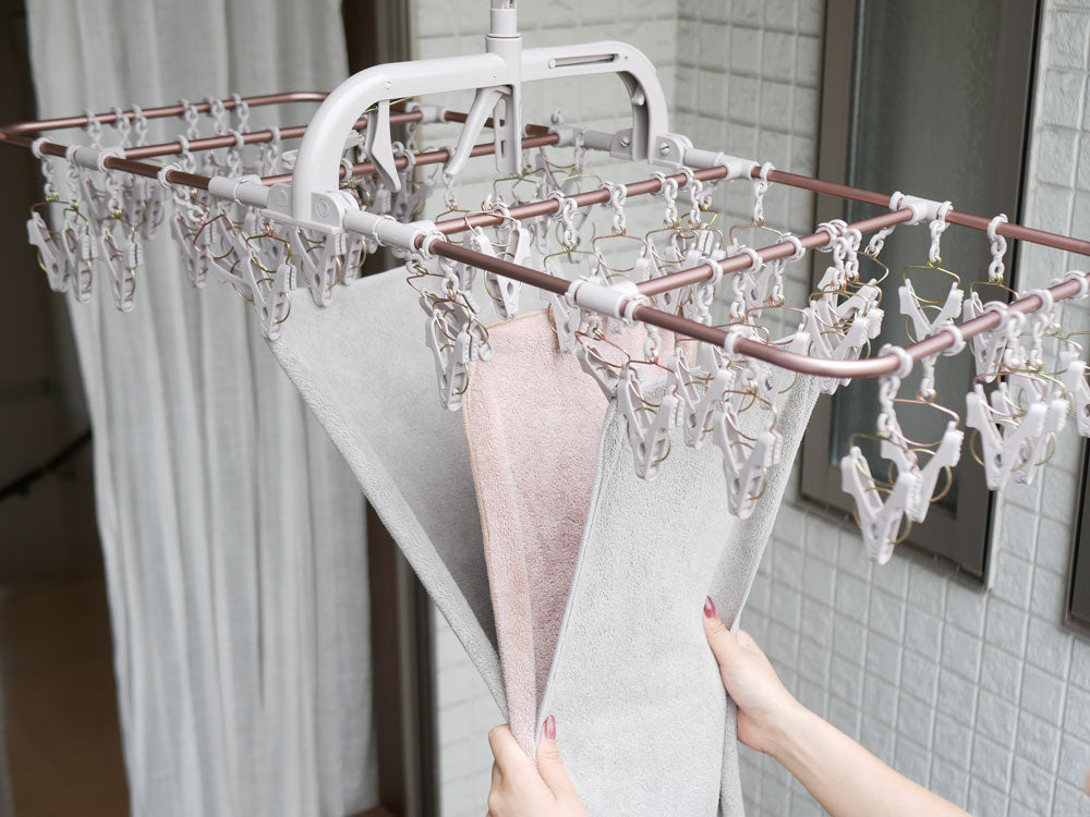 ＜FUJIEI/フジエイ＞秒速取り込みアルミハンガー