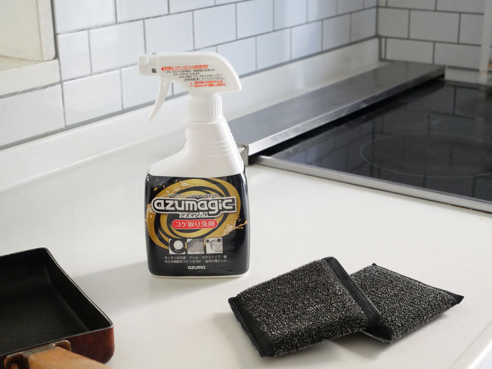 ＜アズマジック＞コゲ取り洗剤/ステンレススポンジ