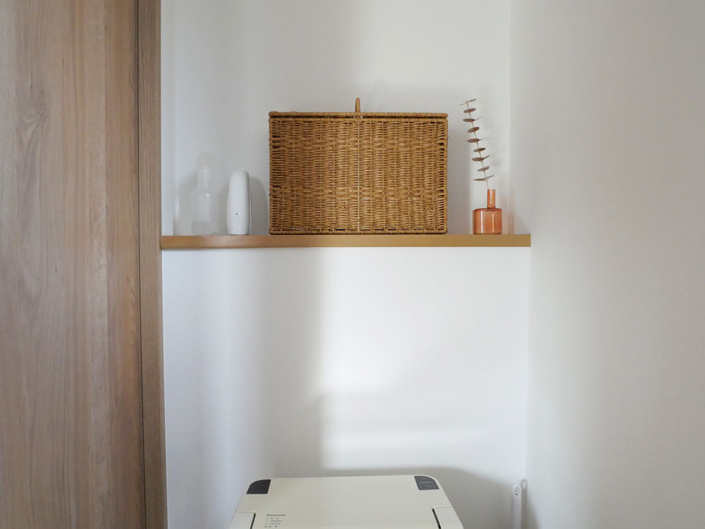 ＜Creer/クレエ＞ユティルナイール　ハンドル付ペーパーボックス　