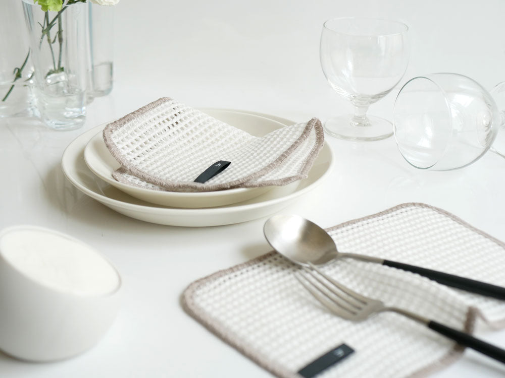 ＜Knit kobo.h/ニットコウボウドットアッシュ＞無限に抗菌するクロススポンジ