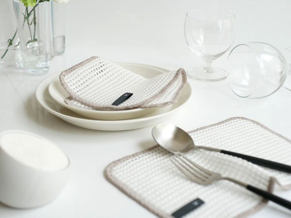 ＜Knit kobo.h/ニットコウボウドットアッシュ＞無限に抗菌するクロススポンジ