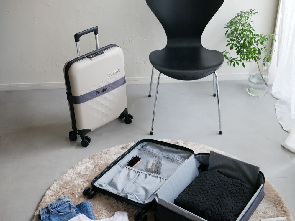 ＜Rollink/ローリンク＞折りたためる軽量4輪スーツケース