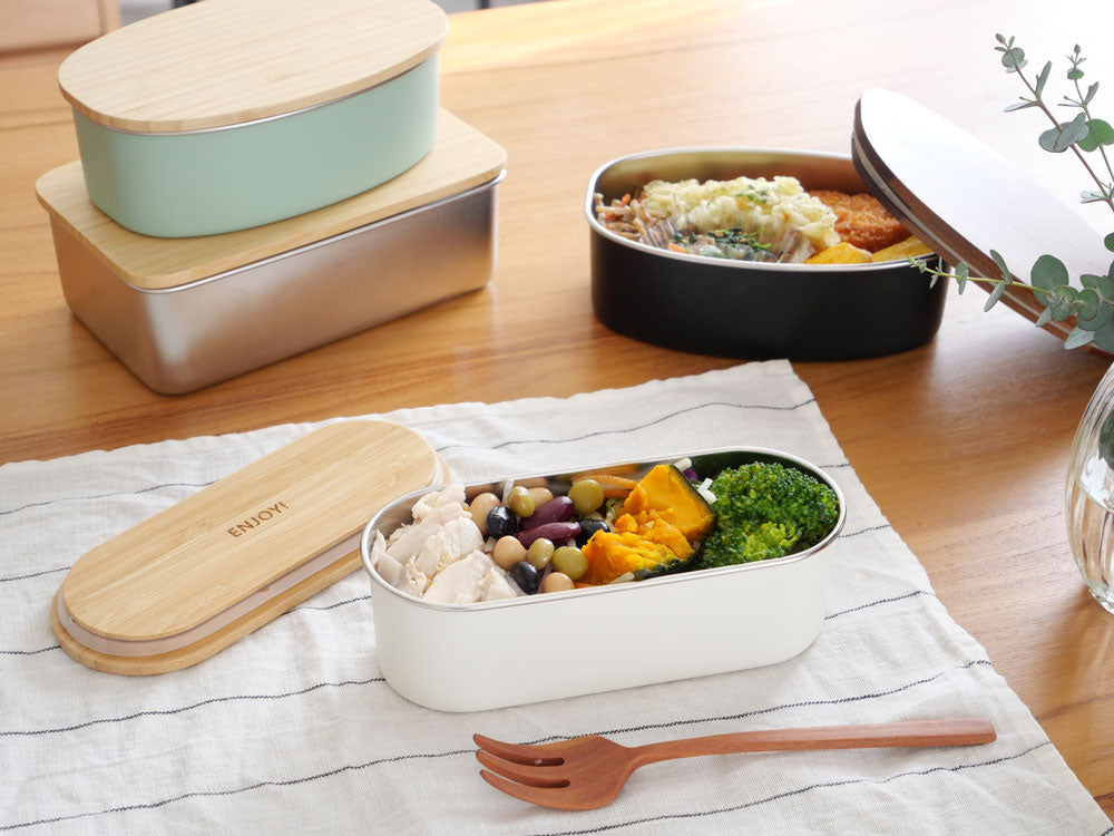 ＜ののじ＞電子レンジ対応 ステンレス ランチボックス