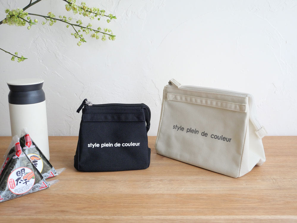 ＜style plein de couleur/スタイルプレンドゥクルール＞スクエアおにぎりポーチ・スクエアポーチ　