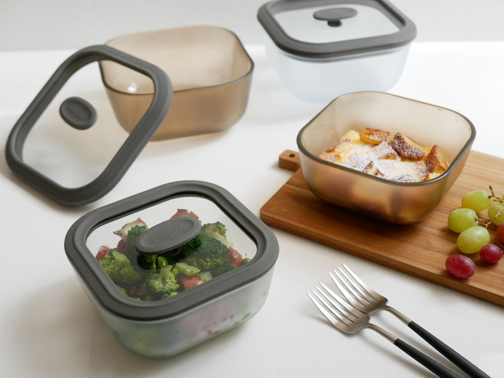 ＜evercook＞ガラス電子レンジ調理器