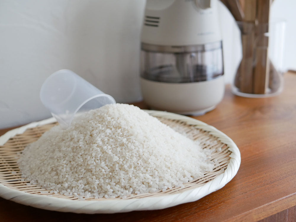 ＜recolte＞コンパクト精米機 クリームホワイト