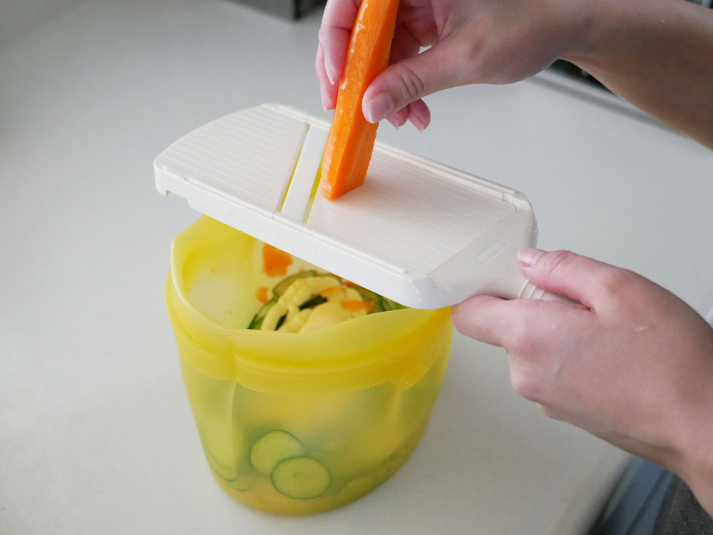 ＜コジット＞大きくひらくシリコンクックバッグ