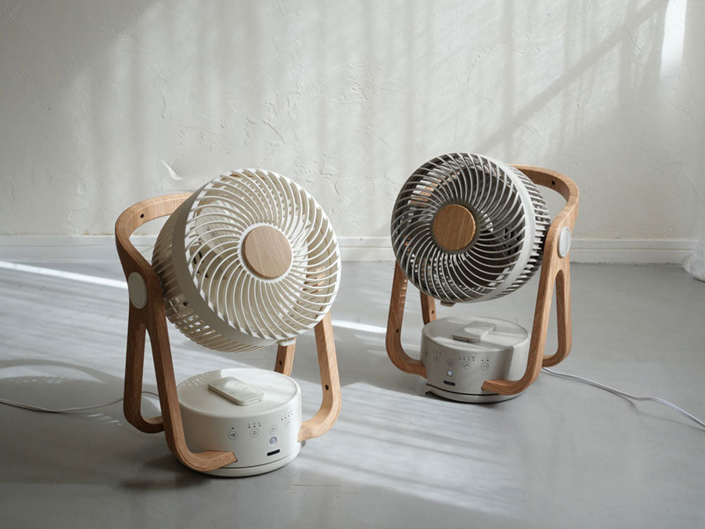 ＜THREEUP/スリーアップ＞WOOD STYLE 節電センサー付DCサーキュレーター