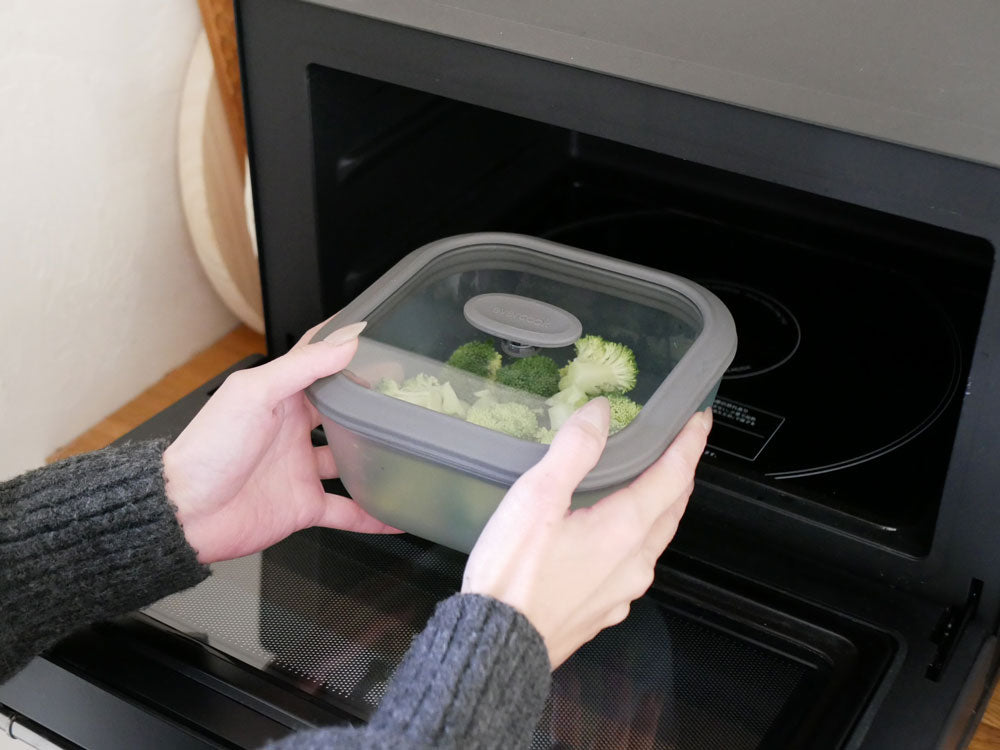 ＜evercook＞ガラス電子レンジ調理器