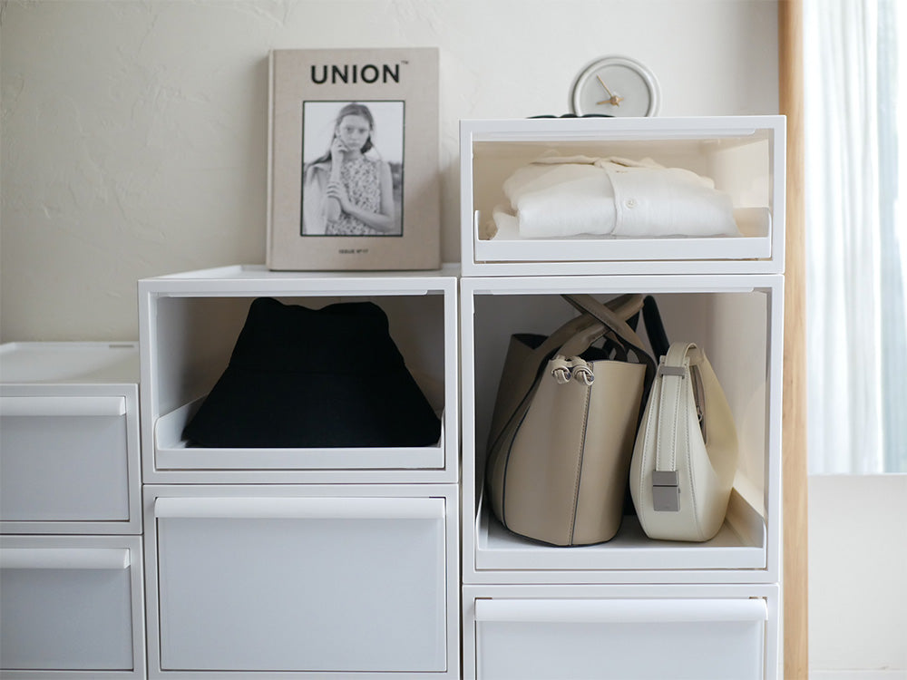 ＜like-it/ライクイット＞クローゼットシステム引き出し オープントレータイプ