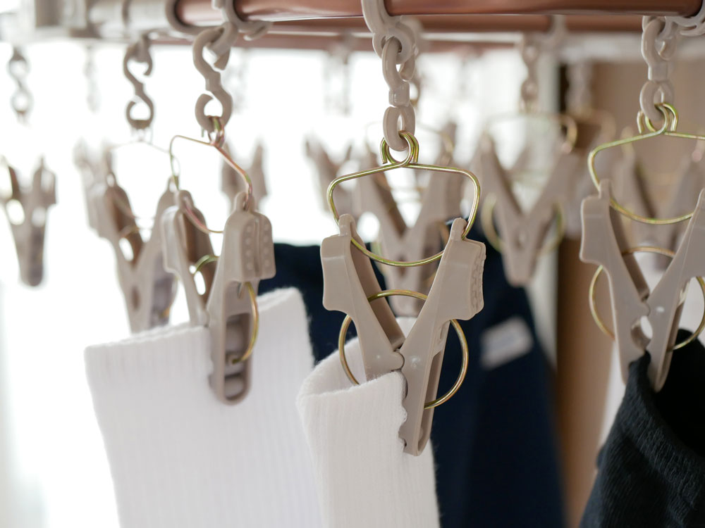 ＜FUJIEI/フジエイ＞秒速取り込みアルミハンガー