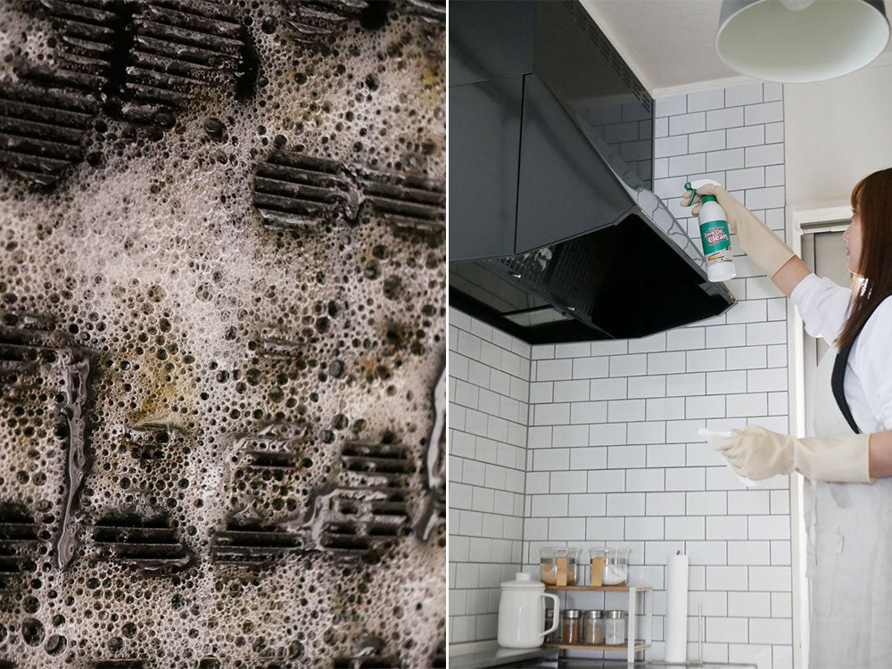 油汚れを浮かせて落とすゼロオイルクリーン