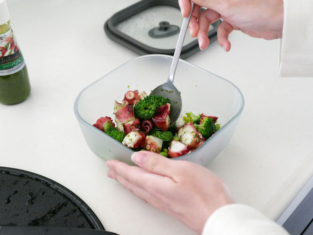 ＜evercook＞ガラス電子レンジ調理器