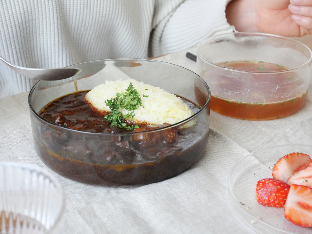 ＜adepeche/アデペシュ＞ガラスの器　noon collection