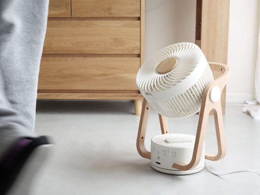 ＜THREEUP/スリーアップ＞WOOD STYLE 節電センサー付DCサーキュレーター
