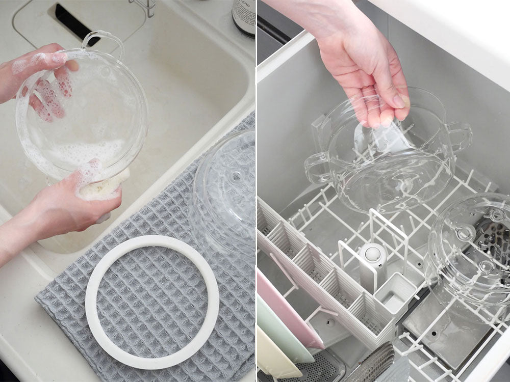 ＜HARIO/ハリオ＞「ガラスのある生活」ガラスのせいろ蒸し器