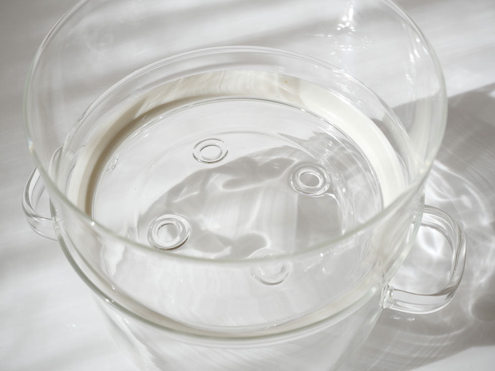＜HARIO/ハリオ＞「ガラスのある生活」ガラスのせいろ蒸し器