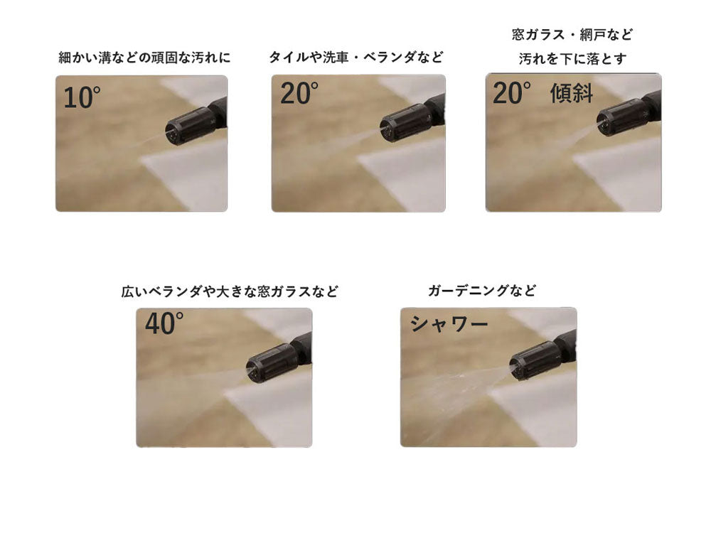＜T-PROFESSIONAL/ティープロフェッショナル＞ザ ハイドロクリーナー コードレス高圧洗浄機