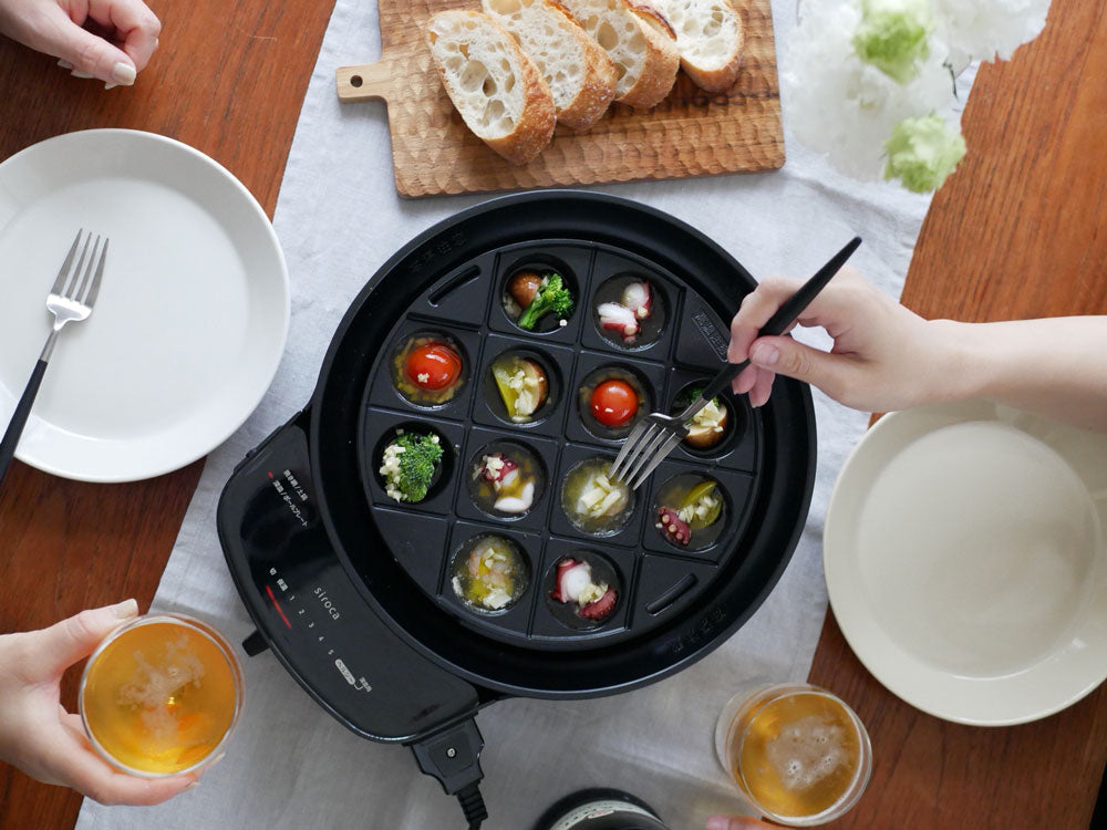 siroca/シロカ＞ 多彩なプレートで楽しみひろがる おうちいろり