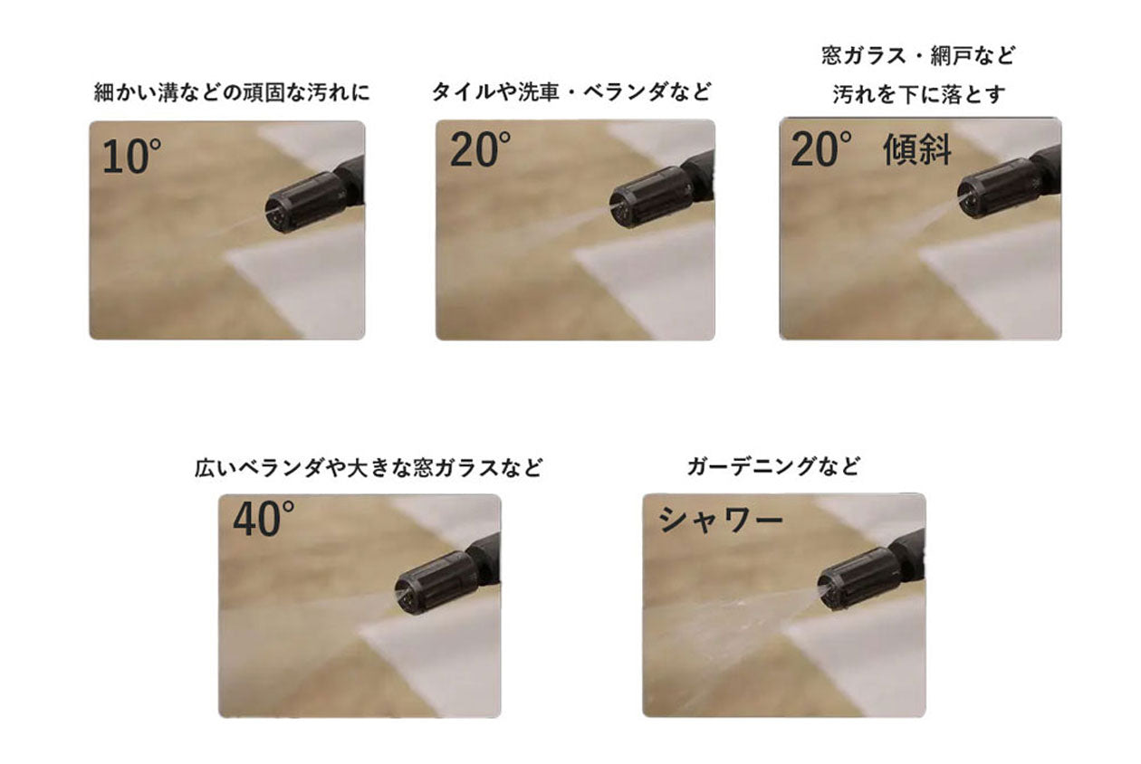 ＜T-PROFESSIONAL＞ザ ハイドロクリーナー コードレス高圧洗浄機