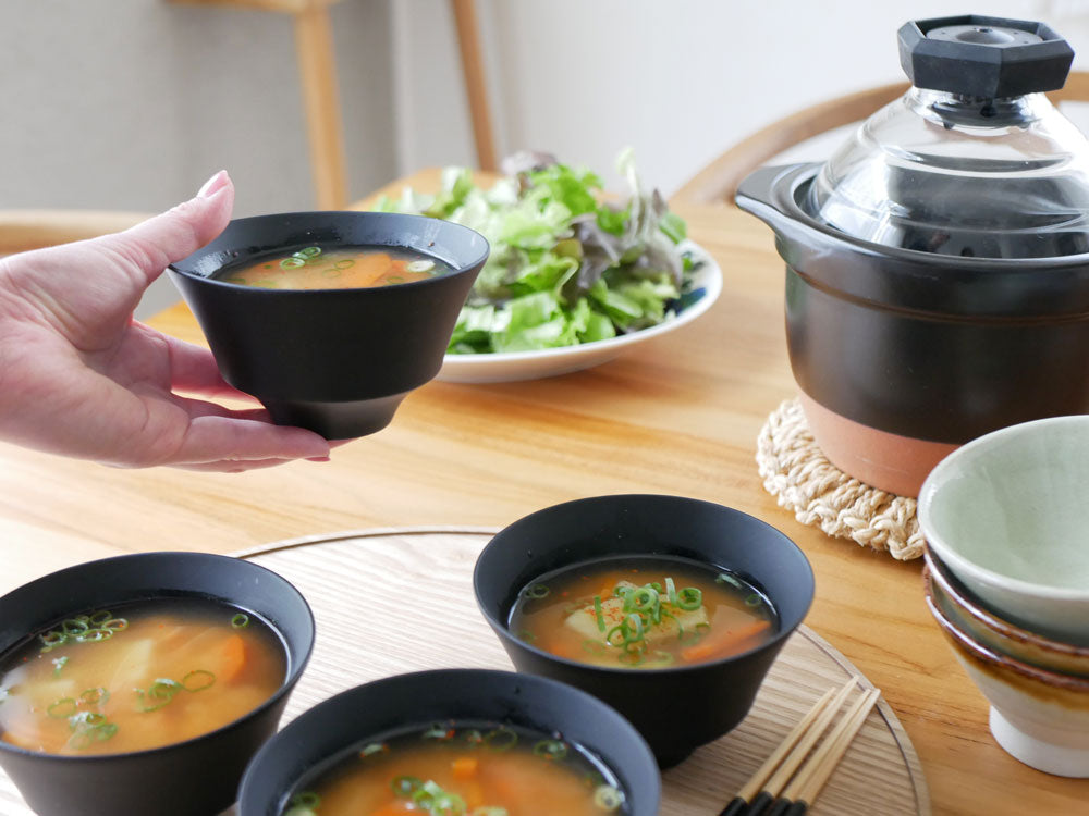 食洗機対応 天然木の汁椀