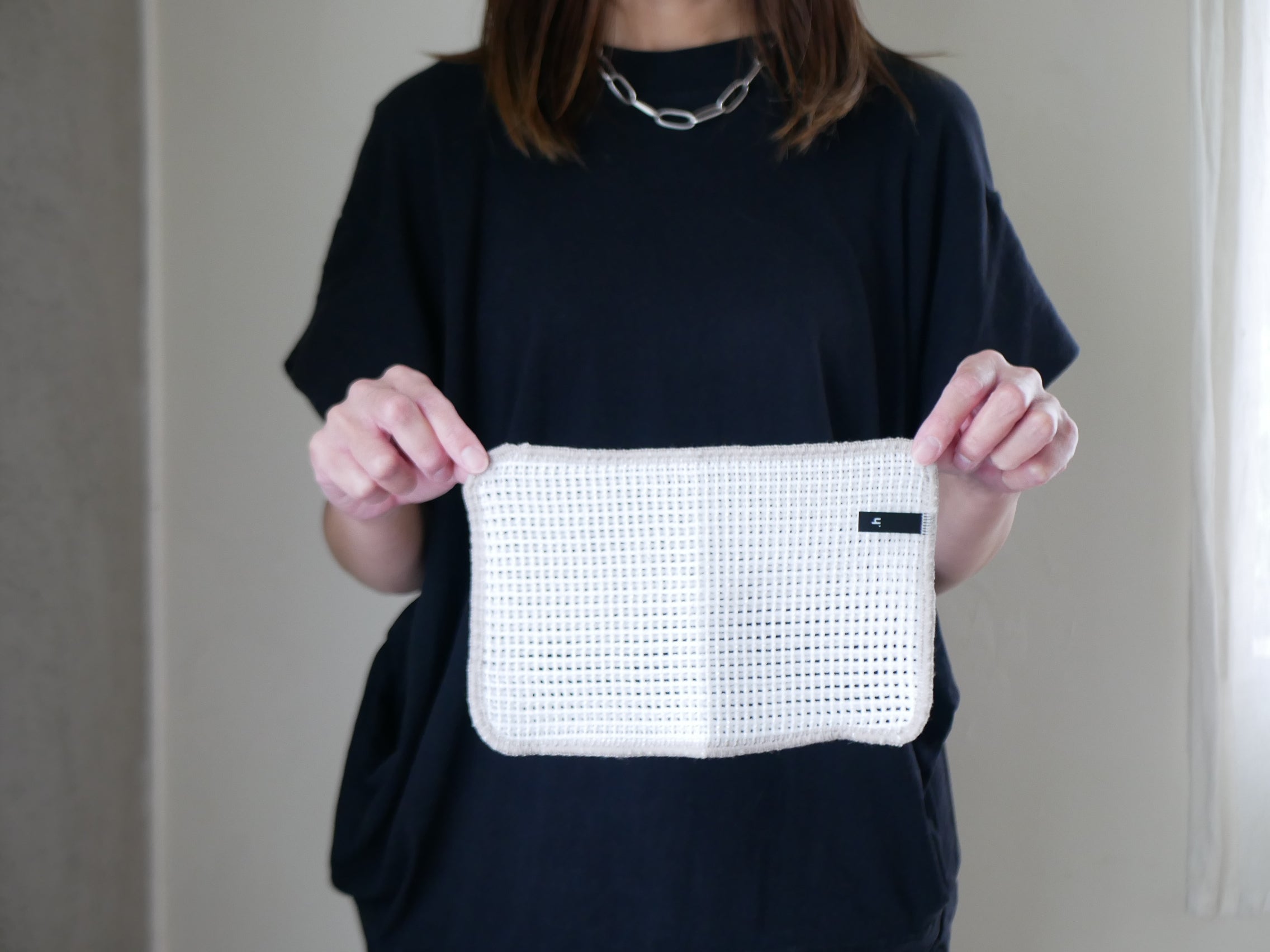 ＜Knit kobo.h/ニットコウボウドットアッシュ＞無限に抗菌するクロススポンジ