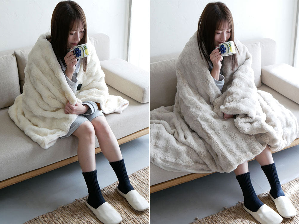 ＜QUADS/クワッズ＞ずっと触れたくなる掛敷両用電気毛布 toron（トロン）