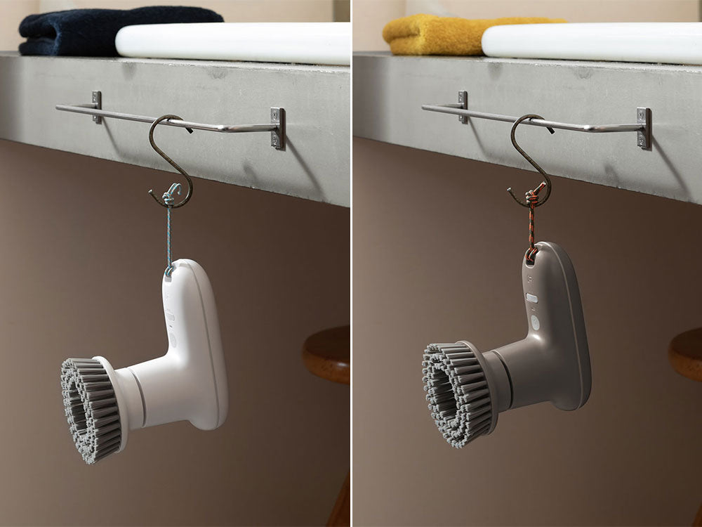 ＜±0/プラスマイナスゼロ＞激落ちくん　コードレス電動ブラシ