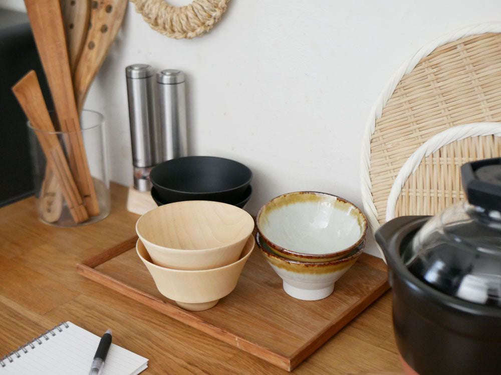 食洗機対応 天然木の汁椀