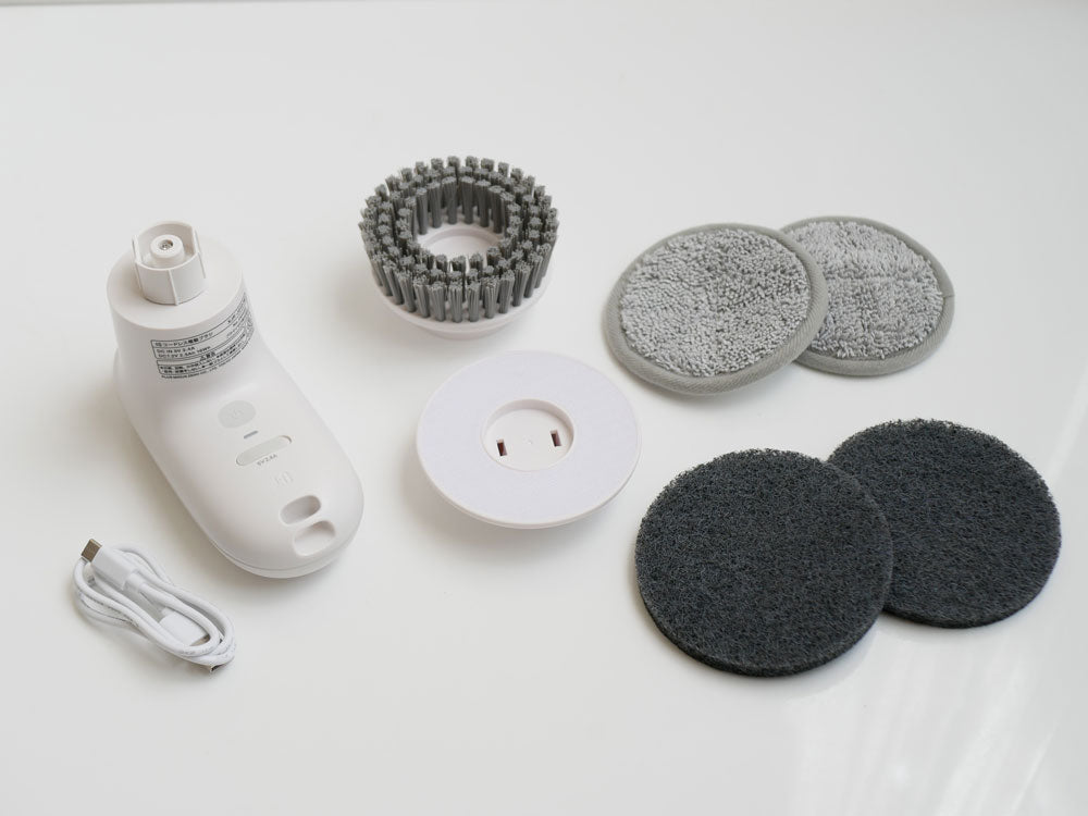 ＜±0/プラスマイナスゼロ＞激落ちくん　コードレス電動ブラシ