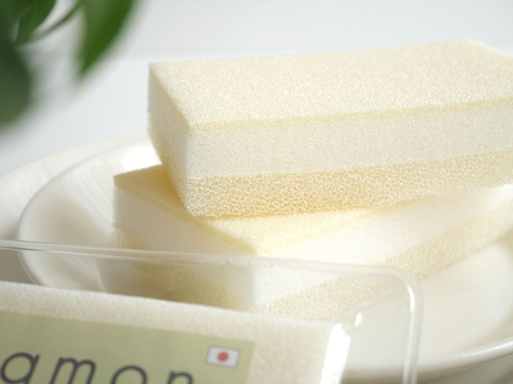 ＜ヒオリエ＞＜2個セット＞ 抗菌 泡立ちスポンジ あわもん