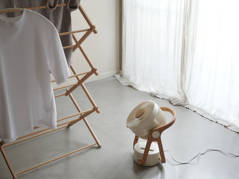 ＜THREEUP/スリーアップ＞WOOD STYLE 節電センサー付DCサーキュレーター