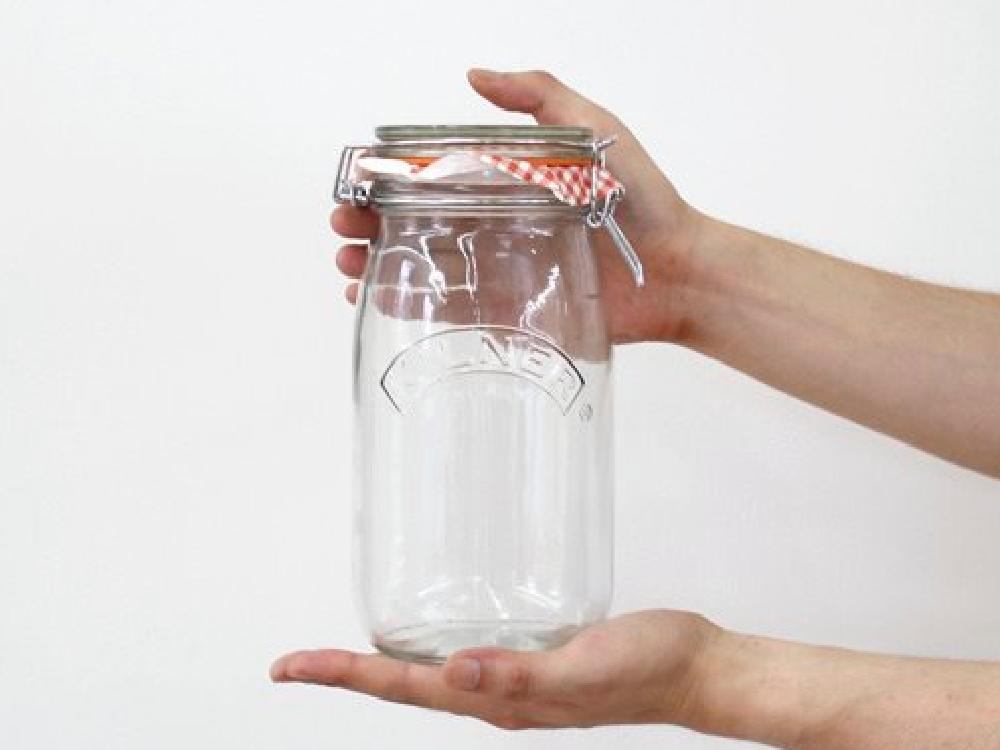 ＜KILNER/キルナー＞ ROUND CLIPTOP JAR