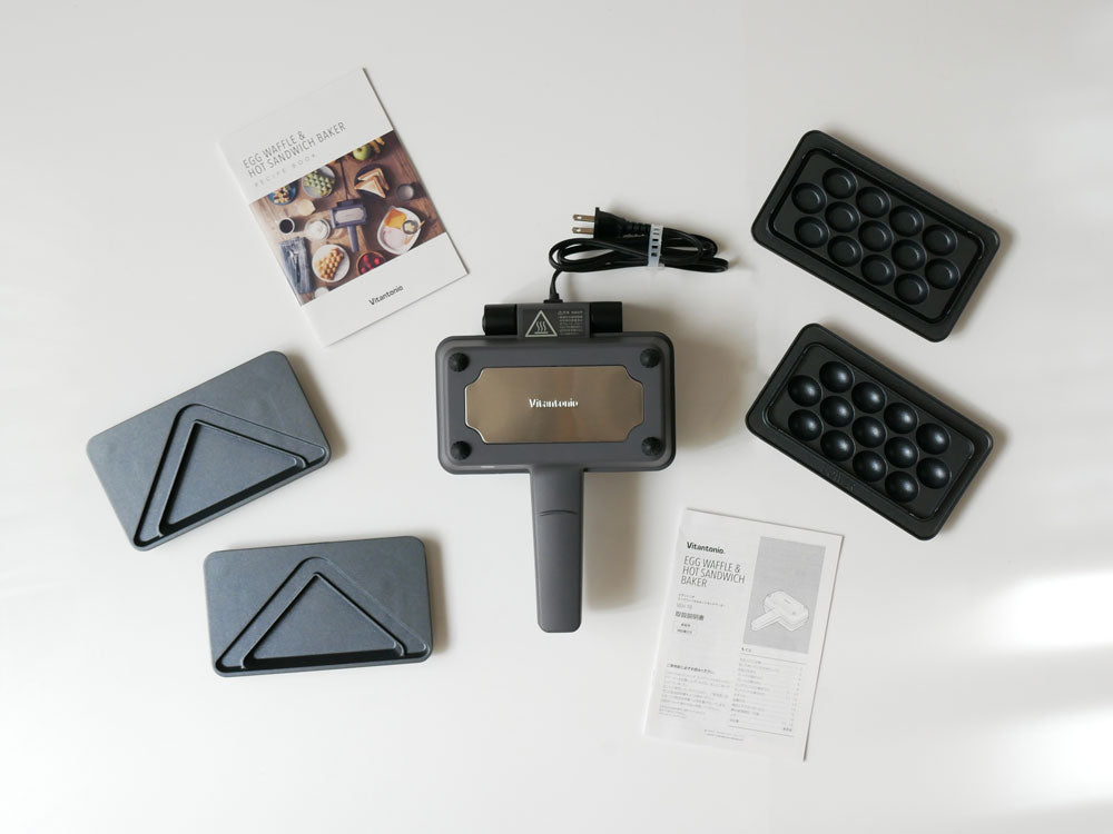 ＜Vitantonio/ビタントニオ＞エッグワッフル＆ホットサンドベーカー