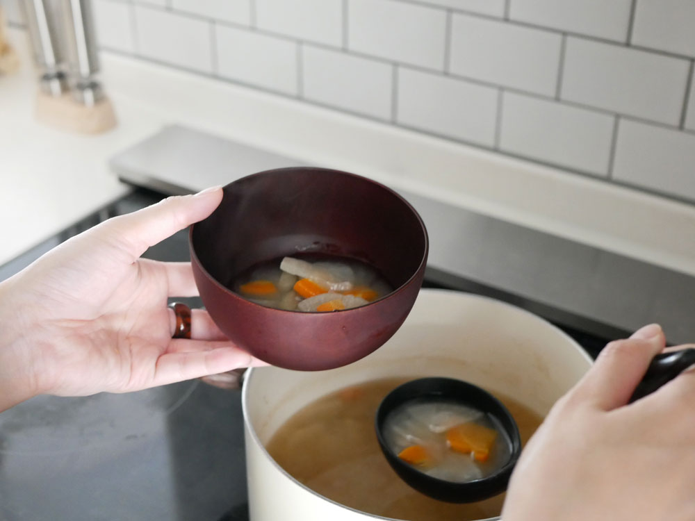 ＜木の器＞食洗機対応 天然木のマルチボール