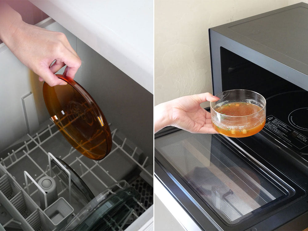 ＜adepeche/アデペシュ＞ガラスの器　noon collection