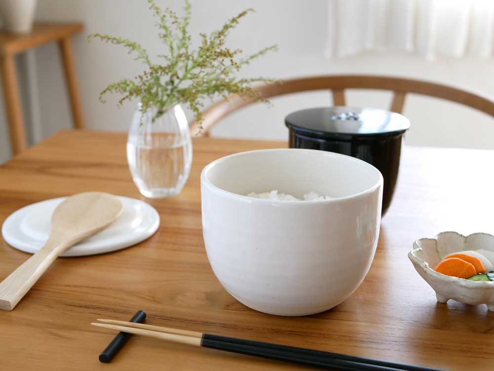 ＜かもしか道具店＞陶の飯びつ