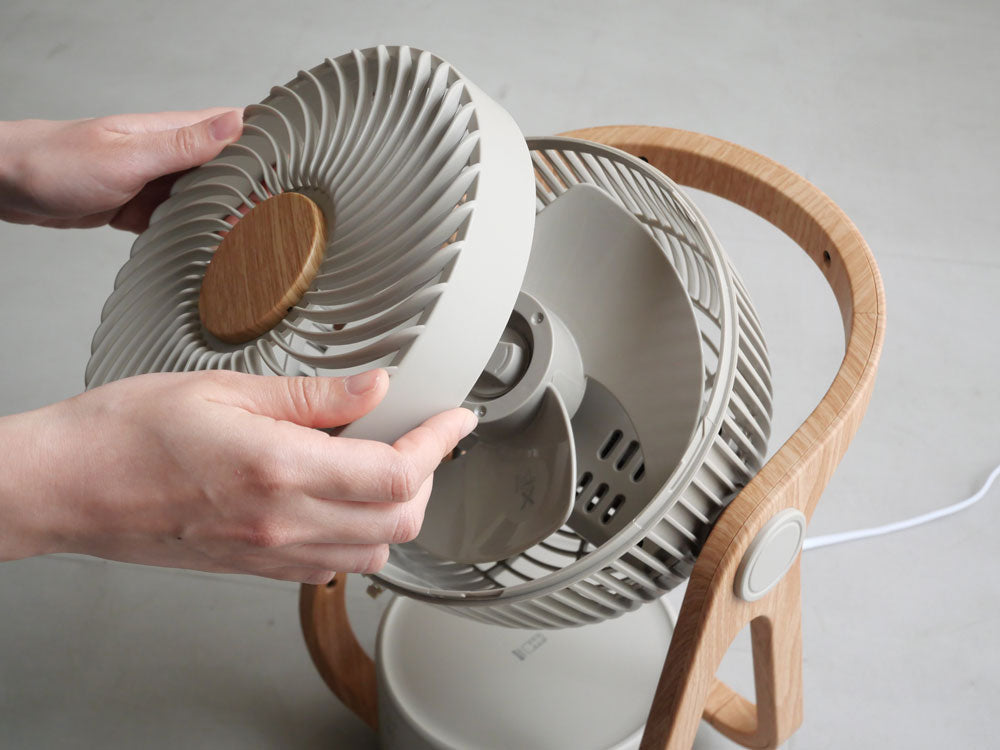 ＜THREEUP/スリーアップ＞WOOD STYLE 節電センサー付DCサーキュレーター