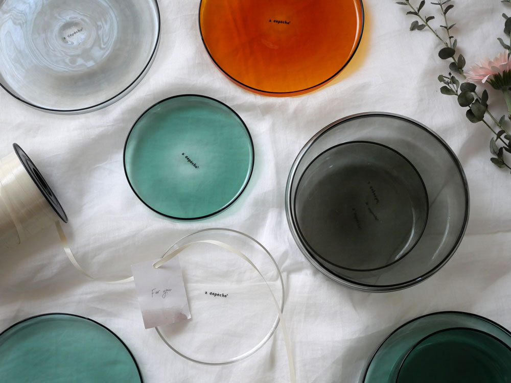 ＜adepeche/アデペシュ＞ガラスの器　noon collection