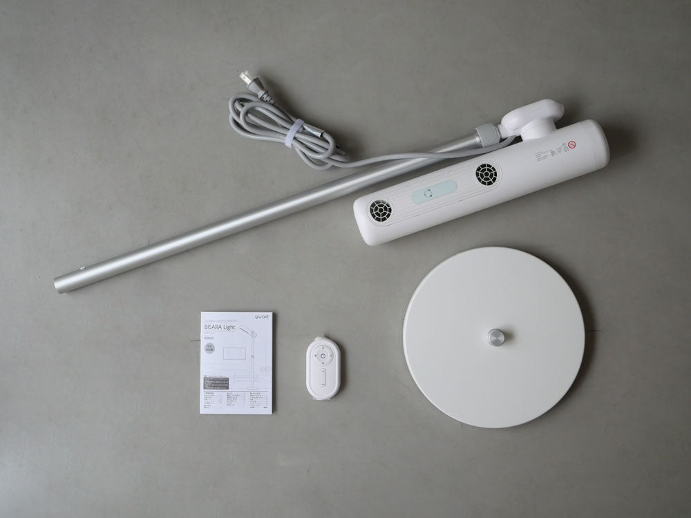 QUADS＞ハンズフリースタンドヘアドライヤー BISARA Light ホワイト