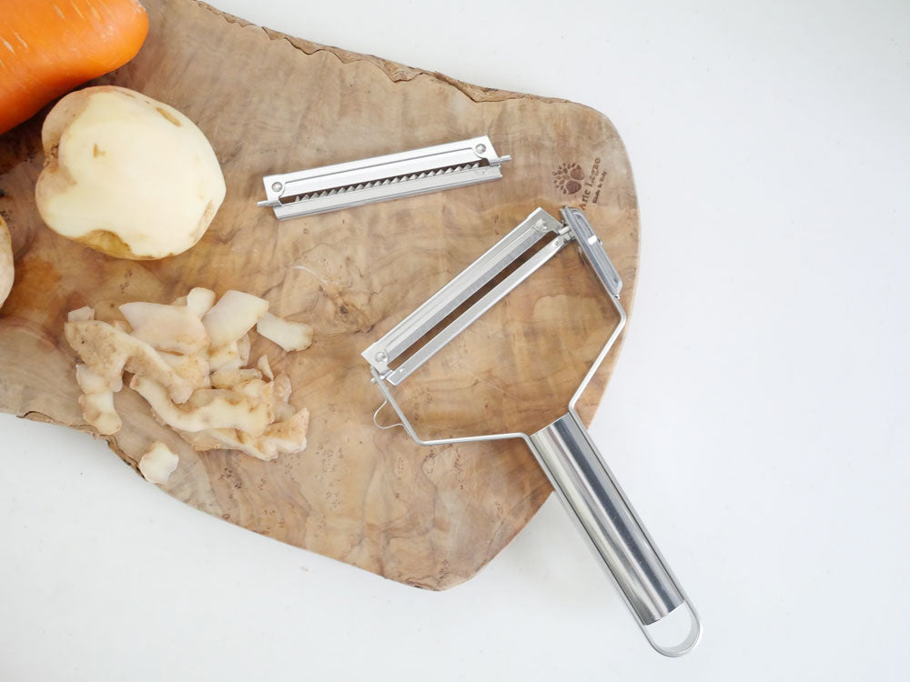 ※3月中下旬予約販売 ワンタッチで替え刃交換！1本3役　ニュースピードピーラー