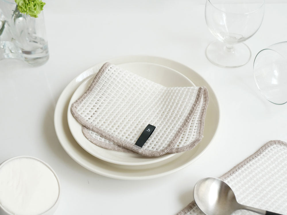 ＜Knit kobo.h/ニットコウボウドットアッシュ＞無限に抗菌するクロススポンジ